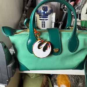 Custom color Starbird logo bag charm