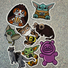 Galactic Creature stickers- All designs in this listing