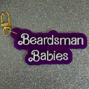 Custom color Doll Acrylic nameplate bag charm