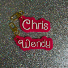 Doll Acrylic nameplate bag charm