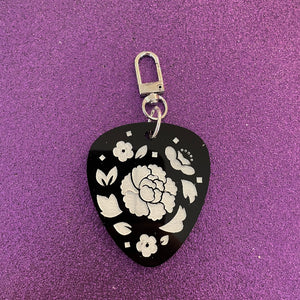 Kpop guitar pick acrylic bag charm