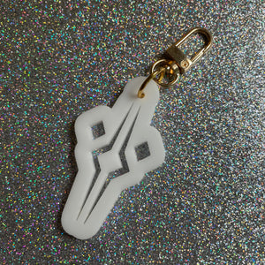 Fulcrum acrylic bag charm