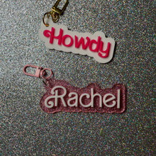 Doll Acrylic nameplate bag charm