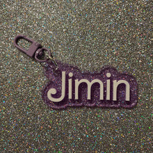 BTS doll font nameplate bag charms