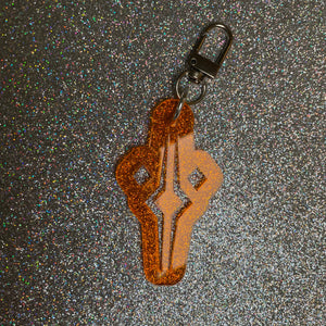 Fulcrum acrylic bag charm