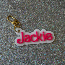 Doll Acrylic nameplate bag charm