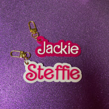Doll Acrylic nameplate bag charm