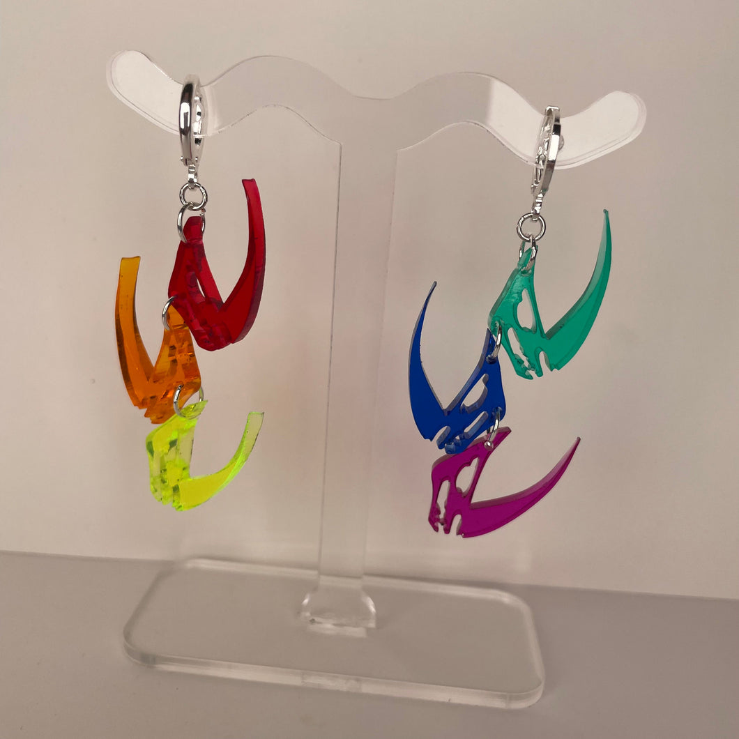 Mudhorn acrylic earrings