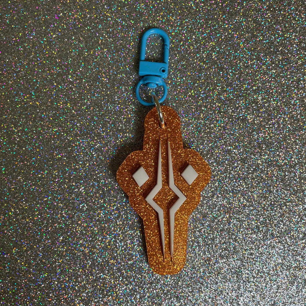 Fulcrum acrylic bag charm