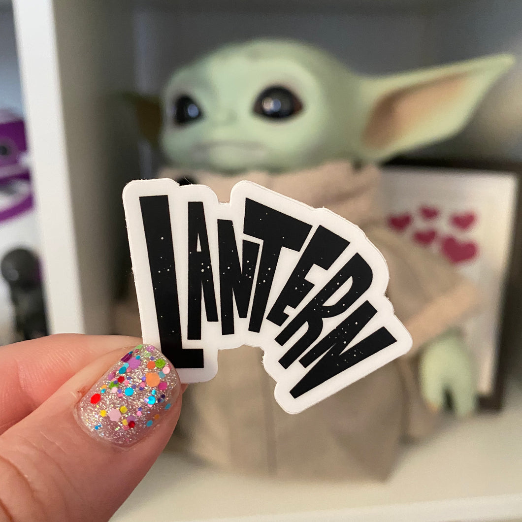 Lantern logo Vinyl Sticker