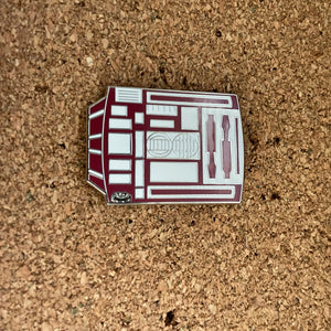 Mix and Match buddy-  Body Hard enamel pin