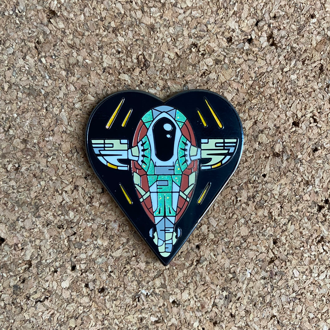 Bounty of Love Hard enamel pin