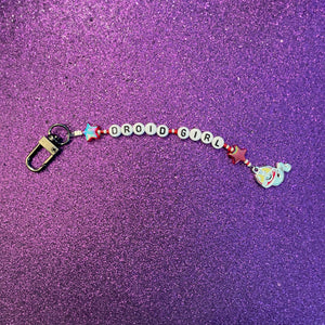 Galactic Bead keychains