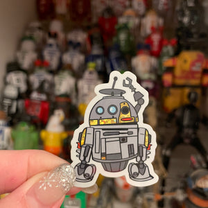 Glitter Cutie droid stickers