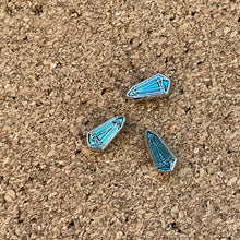 Crystal mini pins YOU PICK THE COLOR