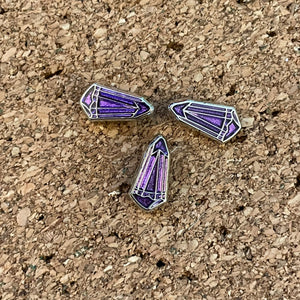 Crystal mini pins YOU PICK THE COLOR