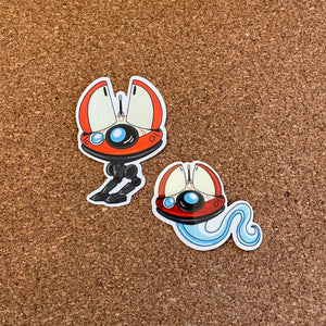Lady Bug robot stickers