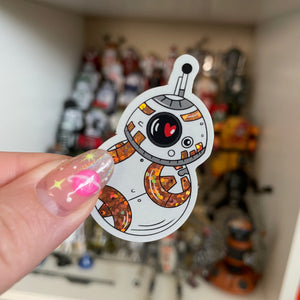 Glitter Cutie droid stickers